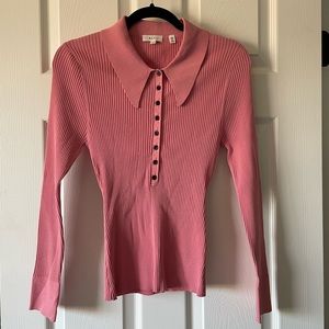NWOT A.L.C. Lance Long Sleeve Polo